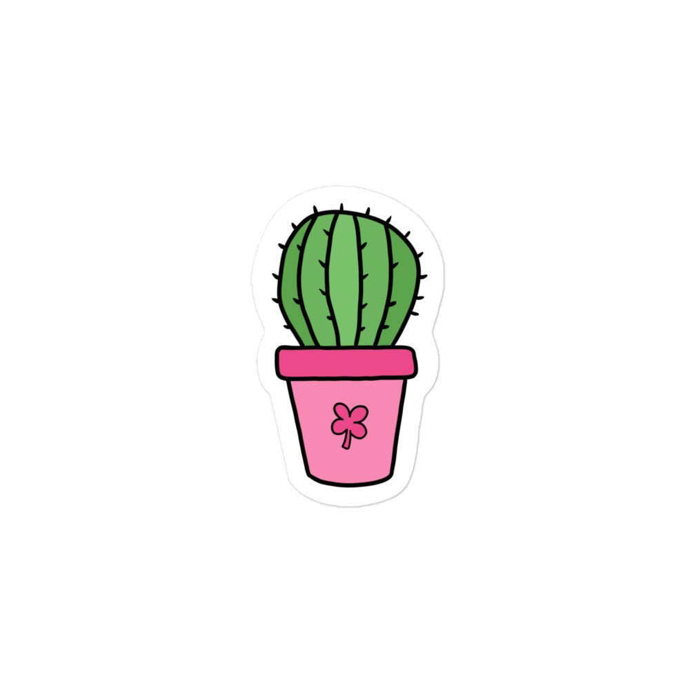 Pink Cacti Sticker