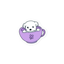 Load image into Gallery viewer, Purple Pup Cup Sticker
