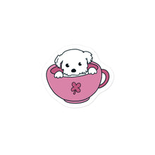 Load image into Gallery viewer, Pink-ish Pup Cup Sticker
