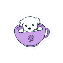 Load image into Gallery viewer, Purple Pup Cup Sticker
