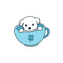 Load image into Gallery viewer, Blue Pup Cup Sticker
