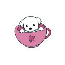 Load image into Gallery viewer, Pink-ish Pup Cup Sticker
